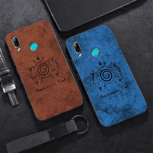 P30 Lite Fabric Case For Huawei P Smart 2019 Case Hard PC Funda P20 Pro P40 Honor 10i 10 10X 20 Lite 8A 8X 9X 20S 30 7C Pro Case