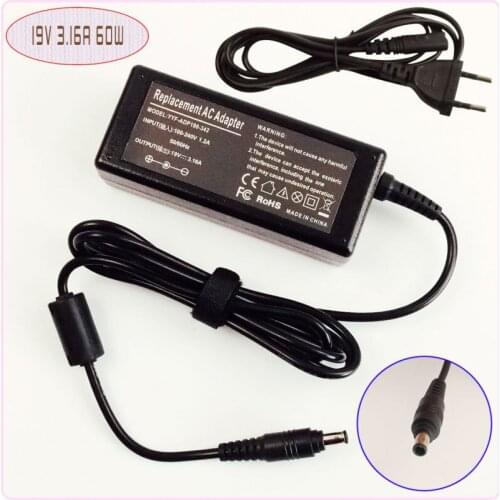 For Samsung Q430E Q530 R540 NP-X460-AS01US Laptop Netbook Ac Adapter Power Supply Charger 19V 3.16A