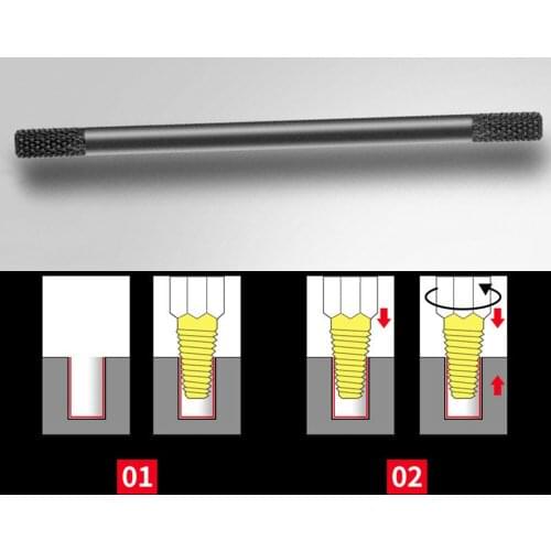 Black Screw Extractors 1/2 3/4 Inch Workshop Remover Tools Faucet Pipe