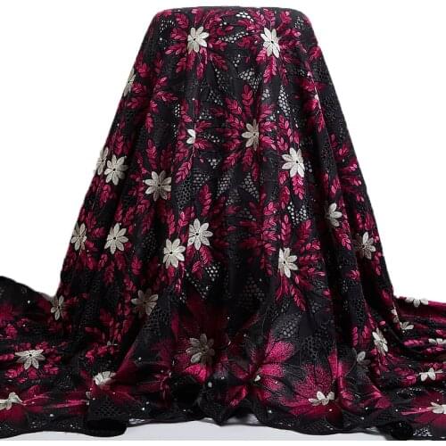 Zhenguir Afircan Lace Fabric 2021 High Quality New Swiss Voile Lace Cotton Fabric Embroidery Wedding Women Nigerian Dress A 2472