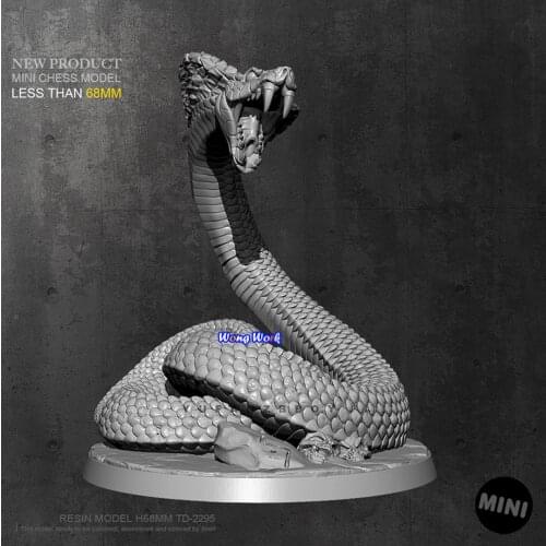 Wong Work Unpainted Resin 68mm Unassembled Garage Kits GK Model Kit Figure TD-2295