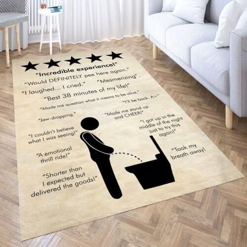 INCREDIBLE PEE CRAFT Carpet for Living Room 3D Anime Cartoon Rug Gamer Teen Room Bedside Lounge Rug Kids Children Floor Mats