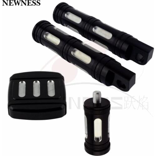 Newness Motorcycle Brake Pedal Pad Shift peg Footpes Footrests For Harley-Davidson Street XG750 Dyna Softail