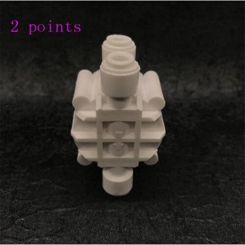 Water purifier RO machine Four-way valve 2 points fast interface 4-face valve Waste water automatic shut-off valve switch