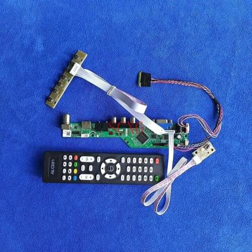 Screen drive board 40 Pin LVDS LED Signal analog HDMI-compatible USB AV VGA 1366*768 Fit B140XTN03.0/B140XTN03.1/B140XTN03.6 Kit