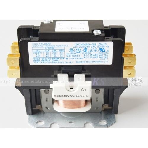 Supply High Quality HOMER HCC-1XU04AA Complete replacement XMCK-30D XMCK-25D 208-240V 30A Single Phase Bus Bar AC Contactor