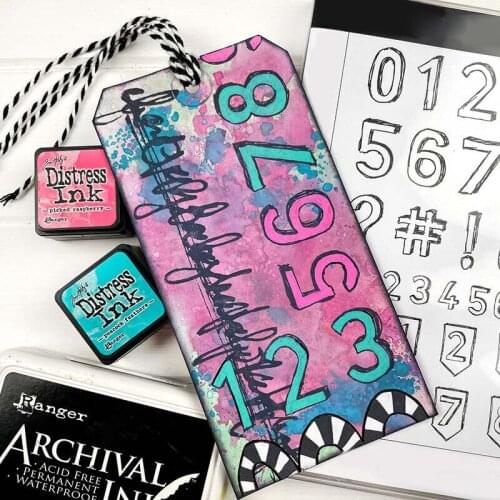 0-9 Numbers Transparent Clear Silicone Stamp Numbers Seal for Diy Scrapbooking Photo Album Decorative Clear Stamp