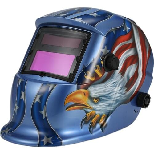 Solar Auto Darkening Welding Helmet Welders Mask Arc Tig Mig Grinding Eagle Electric Welding Mask Helmet Welding Lens Machine
