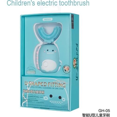 Smart 360 Degrees U-shaped Electric Toothbrush Kids Children Electric Toothbrush Silicone Automatic Ultrasonic Teeth Tooth Brush