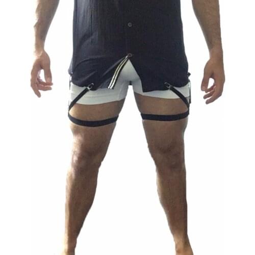 Unisex Shirt Holders Garters Elastic Braces Nylon Adjustable Shirt Stays Men Crease Resistance Belt Shirt Suspenders