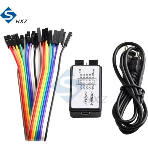 USB Saleae Logic Analyzer 24M for ARM FPGA Logic Analyzer Logic 24M 8CH