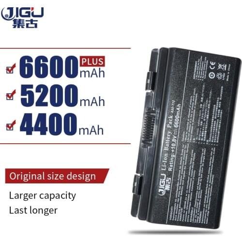 JIGU 6 Cells Battery Replacement For ASUS X51H X51L X51R X51RL T12 T12C T12Er T12Fg T12Jg T12Mg T12Ug A32 X51