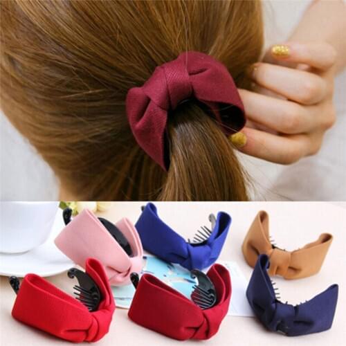New Girls Mini 1PC Hair Claw Barrettes Women Hair Crab Hair Claws Women Make UP Washing Tool Hair Accessories