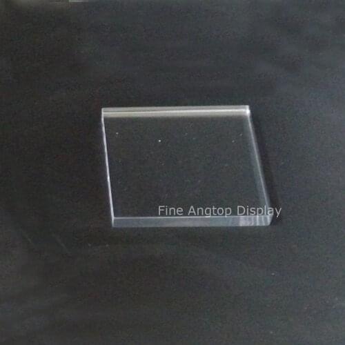 100x100x15mm High transparent clear acrylic jewelry display stand lucite display logo block