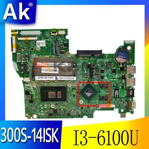 14292-1 448.06701.0011 for Lenovo 300S-14ISK 500S-14ISK notebook motherboard CPU I3-6100U 100% trabalho de teste ok