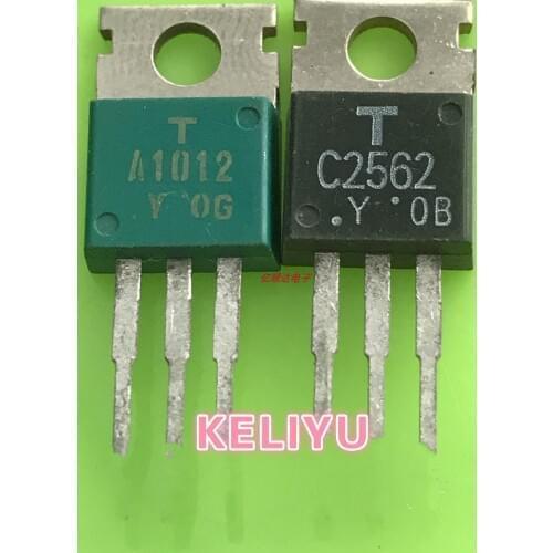 20PCS Original imported dismantling machine 2SA1012 A1012 C2562 paired audio triode test, quality assurance