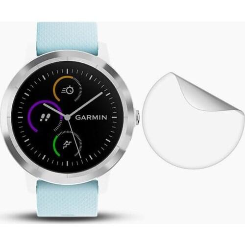 3pcs Soft Clear Protective Film Guard For Garmin Vivoactive 3 Element/Trainer Sport Smart Watch Screen Protector Cover (No Glass