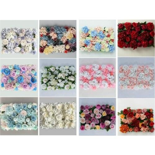 40x60cm Rose Green Leaf Artificial Flower Wall Hanging Wedding Decoration Romantic Wedding Photography Flower Board