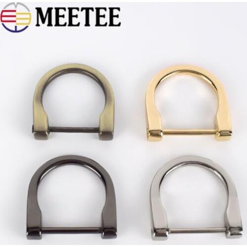 5/10/20pcs Meetee 25mm Detachable O Dee Ring Buckles for Bag Belt Clasp Handbag Shoulder Strap Clip DIY Leather Crafts Hanger