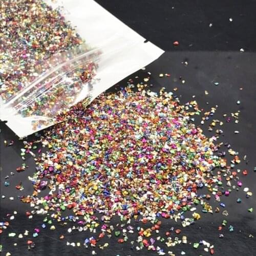 50G Decorative Crystals Broken Stones Bulk Resin Fillers For DIY UV Resin Epoxy Resin Jewelry Mold Fillings Art Crafts