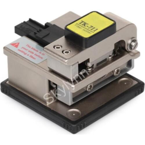 Promotion Free Shipping TK-711 Optical Fiber Cleaver, High Precision 48000+ Times Life Span Fiber Cutter Fiber Knife