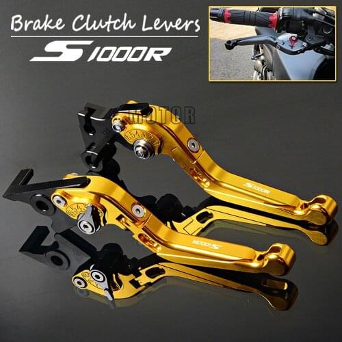 Motorcycle CNC Aluminum Brake Clutch Levers For BMW S1000R 2014 S 1000 R 2015-2016 Adjustable Folding Extendable Lever S1000 R