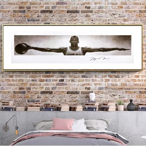 Basketball Star Michael Jordan Poster Star MVP Wall Art Canvas Pictures Living Room Study Painting Home Decoration Murals
