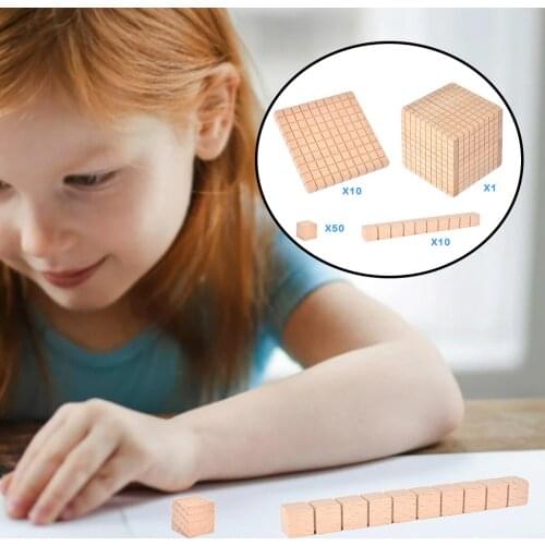 Base Ten Blocks Classroom Home Math Manipulative School Supplies Math Games Early Math Education Number Blocks Toy