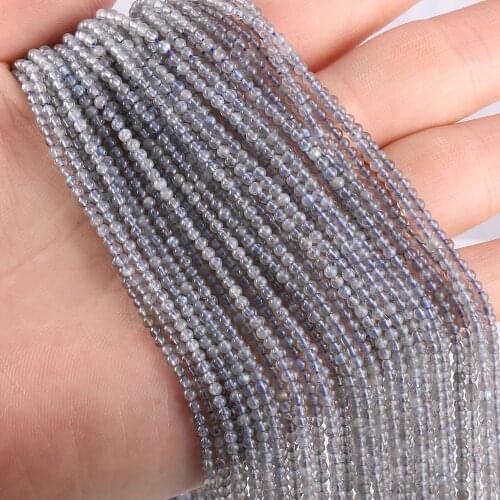 2020 New Wholesale Natural Stone Beads Flash Labradorite Beads for Jewelry Making Beadwork DIY Bracelet Accessories 2mm 3mm