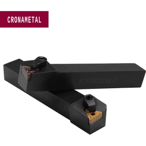 CRONAMETAL tools 90° External Turning Tool CNC metal lathe tool holder MTFNR2020K16