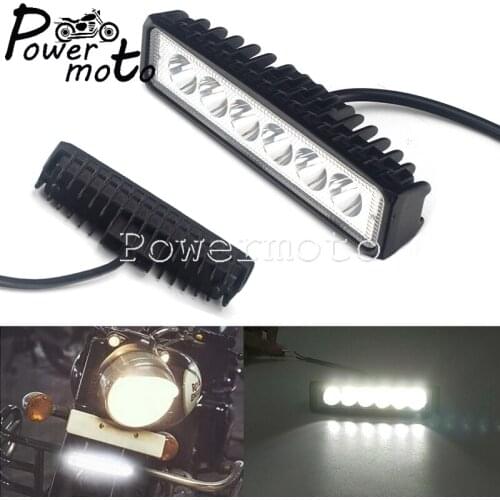 12V/24V Motorcycle LED Work Light Bar DRL Fog Lamp Spotlight for SUV ATV Automotive Vehicles Truck Off Road 4x4 Car Tractor Boat