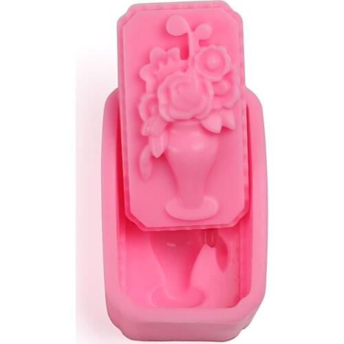 Cake Mould Vase Fondant Mold Cake Decorating Mold Cake Decorative Tool Chocolate Mould Silicone Baking Tool for Home Kitchen