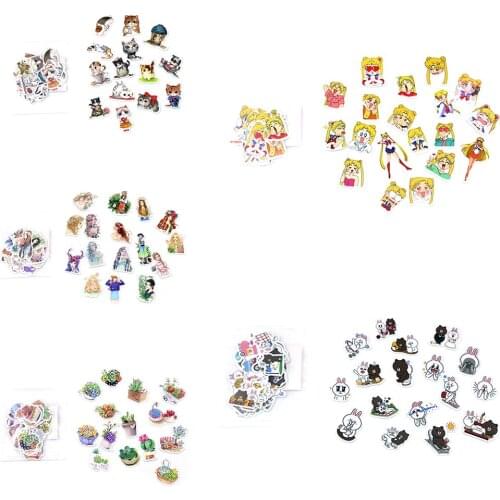 DIY Stickers Cartoon Animal Gourmet Decorative Stickers Assemble Jigsaw Baby Recognition Training Education Toys For Children