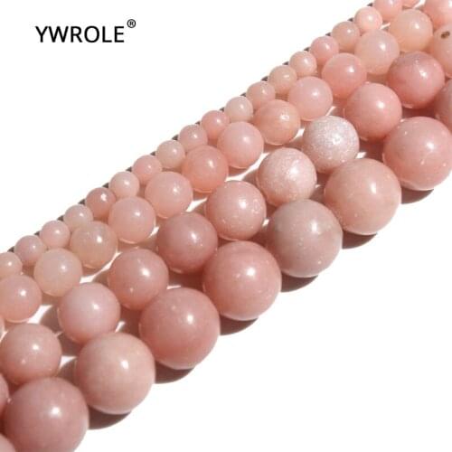 Wholesale AAA+ Natural Round Pink Opal Gem Stone Beads For Jewelry Making DIY Bracelet Necklace Material 4/6/8/10 mm Strand 15