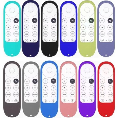 Dustproof Remote Control Protective Silicone Case Cover For Chromecast Cover for-Google Chromecast TV 2020 Voice Remote
