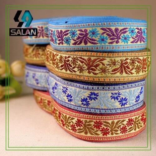 Retro national wind, embroidery ribbon, costume Hanfu, lace cuffs, decorative lace, DIY doll clothing, clothing accessories