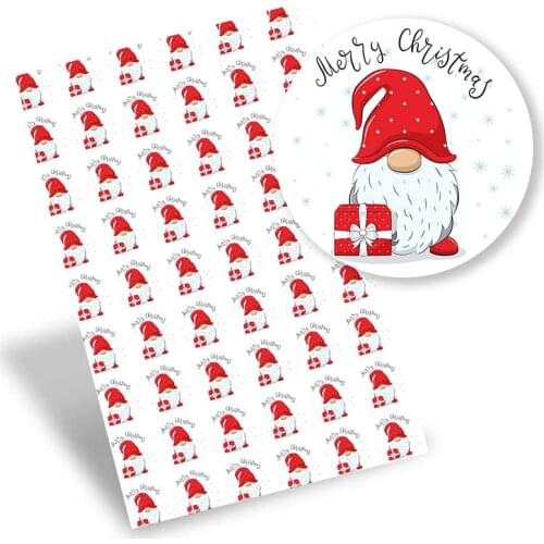 Christmas Faux Synthetic Leather For Craft X-mas Printed Leather Bows Fabric Sheet DIY Home Textile Sewing Accessories 22*30cm