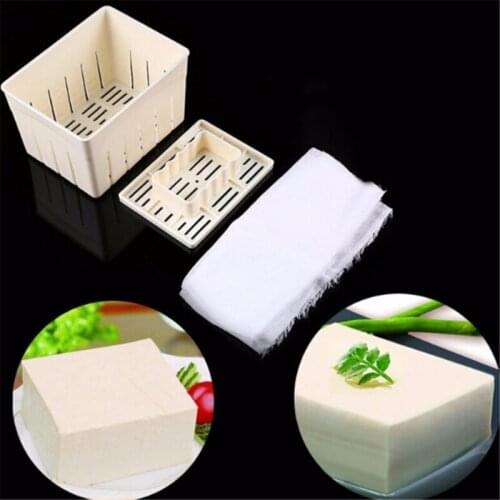 DIY Homemade Tofu Press-Maker Mold Box Plastic Soybean Curd Making Machine Kitchen Cooking Tools Set