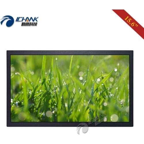 B156TN-ABHUV/15.6" 1366x768 16:9 Widescreen HDMI Remote Control Metal Case LCD PC Monitor USB Port Pluggable U-disk Video Player