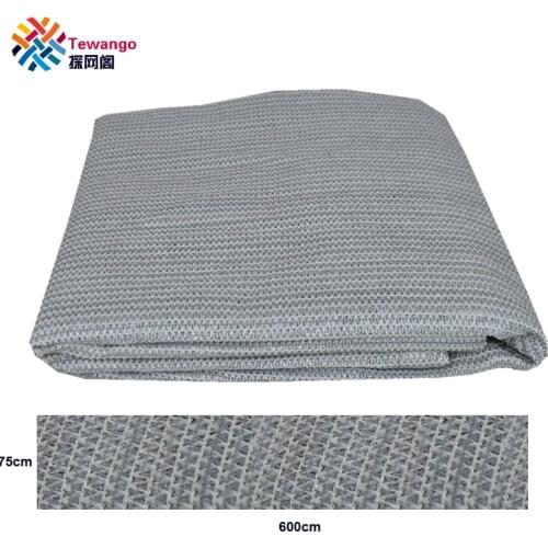Tewango Silver Gray Privacy Screen Garden Patio Fence Mesh Panel Cover Balcony Shade Screen Sunshade Net 0.75 x 6M Freeshipping