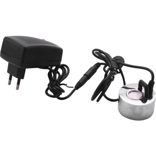 EU Plug 24V Ultrasonic Mist Maker Fogger Water Fountain Pond Rockery Fishtank Vase Birdbath Atomizer Air Humidifier Mist Maker W