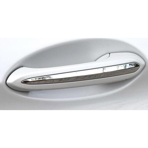 For BMW 5 Series G30 530li 2018 Car Accessories ABS Polish Door Handle Trims 4pcs