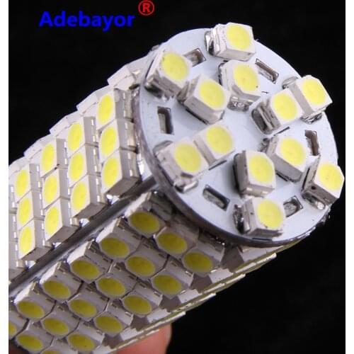 4pcs/lot 1156 BA15S p21w 120 SMD 3528 LED Tail Brake Light Reverse Turn Signal Brake Parking Daytime Running LED Bulb 12V White