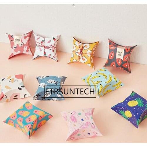 500pcs Creative Cartoon Candy Box Small Jewelry Gift Package Wedding Birthday Party Favors Gift Box