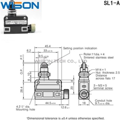 Free Shippin Original MODULE Micro Limit Switch SL1-A SL1-B SL1-D SL1-E SL1-H SL1-PE005 SL1-P SL1-AK SL1-EK