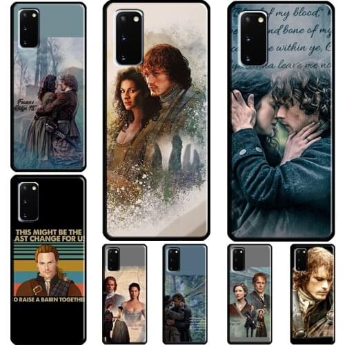 Outlander Jamie Claire Coque For Samsung Galaxy Note 20 Ultra Note 10 Plus S20 FE S21 Ultra S8 S9 S10 Plus Case