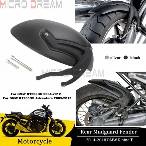Black Motorcycle Rear Fender Mudguard Wheel Hugger Splash Guard For BMW R NINET 2014-2018 R1200GS 04-12 R1200GS Adventure 05-13