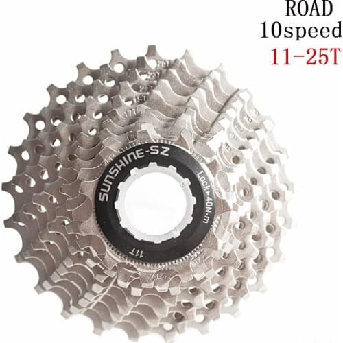 SUNSHINE-SZ Road Bike 10s Cassette 11- 25 T Freewheel Bicycle Parts 10s 20S 10Speed Flywheel for parts 5600 5700 105 K7 rival