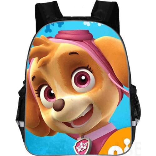 New Paw Patrol Cartoon Schoolbag Children Girl Boy Kindergarten for School Small Backpack for Gift