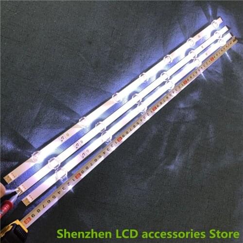 For LG POLA2.0 32 HC320DXN-VSFP4-21XX 3pcs srtips = 6LEDs (2pcs) + 7LEDs (1 pcs) 17set = 51pcs 100% new aluminum